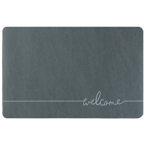 Unique Bargains Memory Foam Ultra Soft Non-slip Water Absorbent Quick Dry Bathroom  Mats Grey 20 X 32 : Target