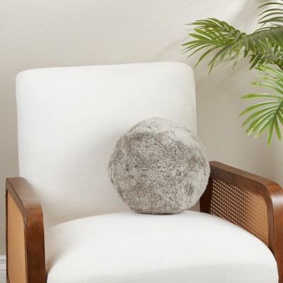 Saro Lifestyle Fleece Fantasy Throw Pillow - Thumbnail 2