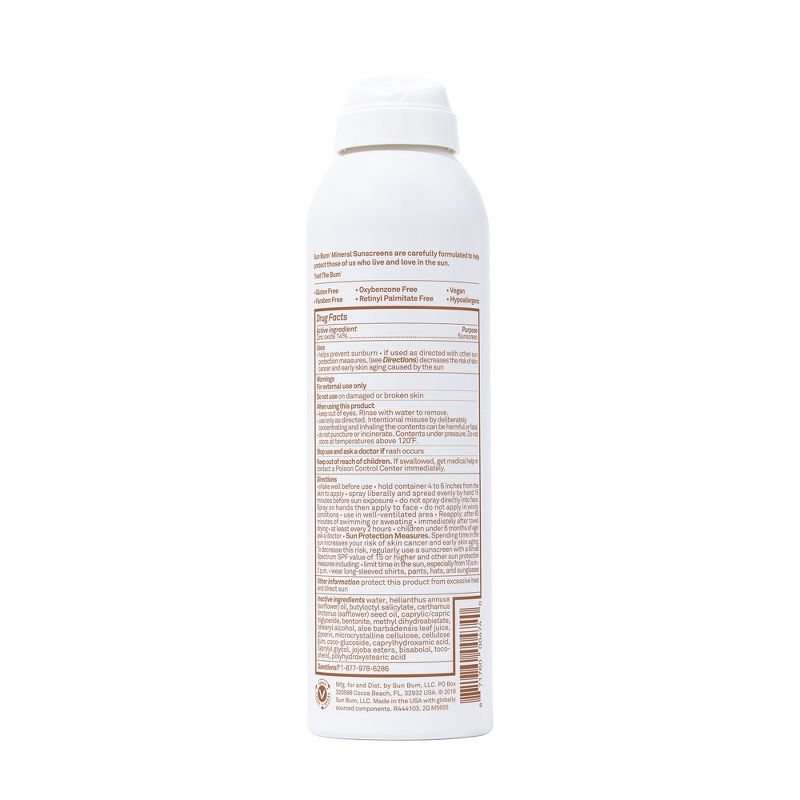 Sun Bum Mineral Spray Sunscreen - SPF 30 - 6oz, 5 of 6