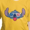 Boys' - Lilo and Stitch - Stitch Flag Glasses Short Sleeve Graphic T-Shirt - 2 of 4