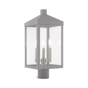 Livex Lighting Nyack 3 - Light Post Light in  Nordic Gray - 1 of 1