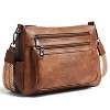 Generic 7L Crossbody Purses, Pocketbooks Medium Crossbody Bags Vegan Leather Shoulder Handbags with Guitar Strap - 3 of 4