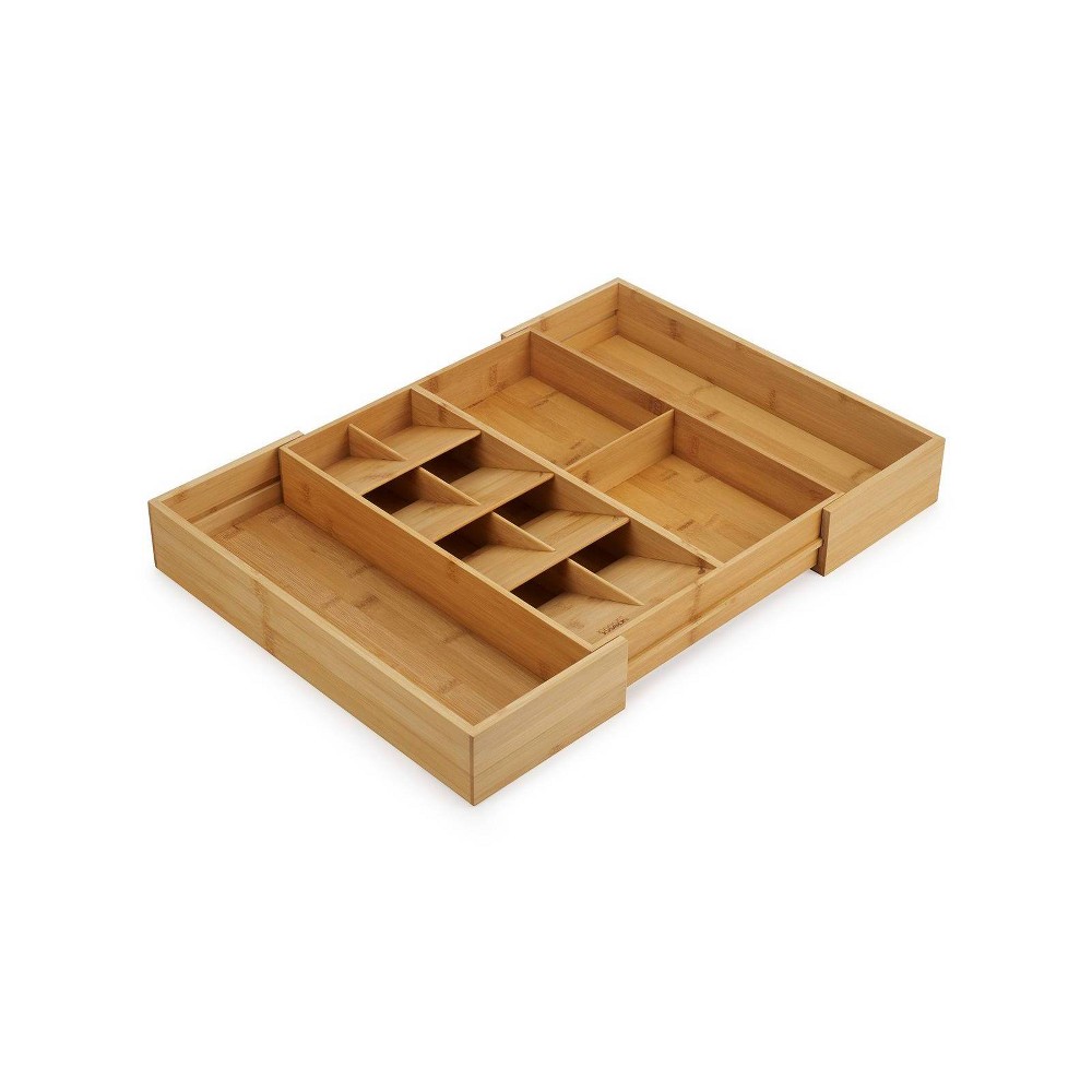 Joseph Joseph Bamboo Expanding Utensil and Cutlery Drawer Organizer