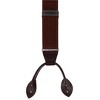CTM Men's 35mm Wide Elastic and Leather Button-End Suspenders - 4 of 4