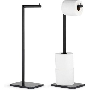 Marmolux Elegant Toilet Paper Holder - Free Standing Toilet Paper Holder, Stainless Steel Toilet Paper Stands - 1 of 4