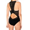 Women's Nicole Lace Back Bodysuit - Twelve Eighty Eight - 3 of 4