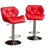 NicBex Dining Chairs Set of 2 Stool Upholstered Chair Adjustable Height Hidraulic Bar Stools with Chrome Base for Kitchen, Home Bar - 2 of 4