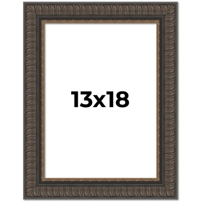 PosterPalooza | Museum Brown Picture Frame - UV Acrylic, Foam Board Backing, Hanging Hardware