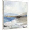 Amanti Art Soft Sea II Blue by Allison Pearce Framed Wall Art Print - 2 of 4