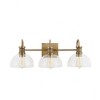 Capital Lighting Cassidy 3 - Light Vanity in  Aged Brass - 2 of 4