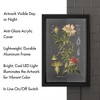 Trademark Fine Art-Vision Studio 'Midnight Botanical I' - Backlit LED Lightbox with Metal Frame - Ready to Hang with Anti-Glare Acrylic Cover - 3 of 4