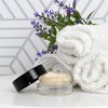 Cornucopia Brands 7-Milliliter Clear Glass Balm Jars 12pk; 1/4 oz Cosmetic Jars w/ Lined Black Plastic Lids - 2 of 4