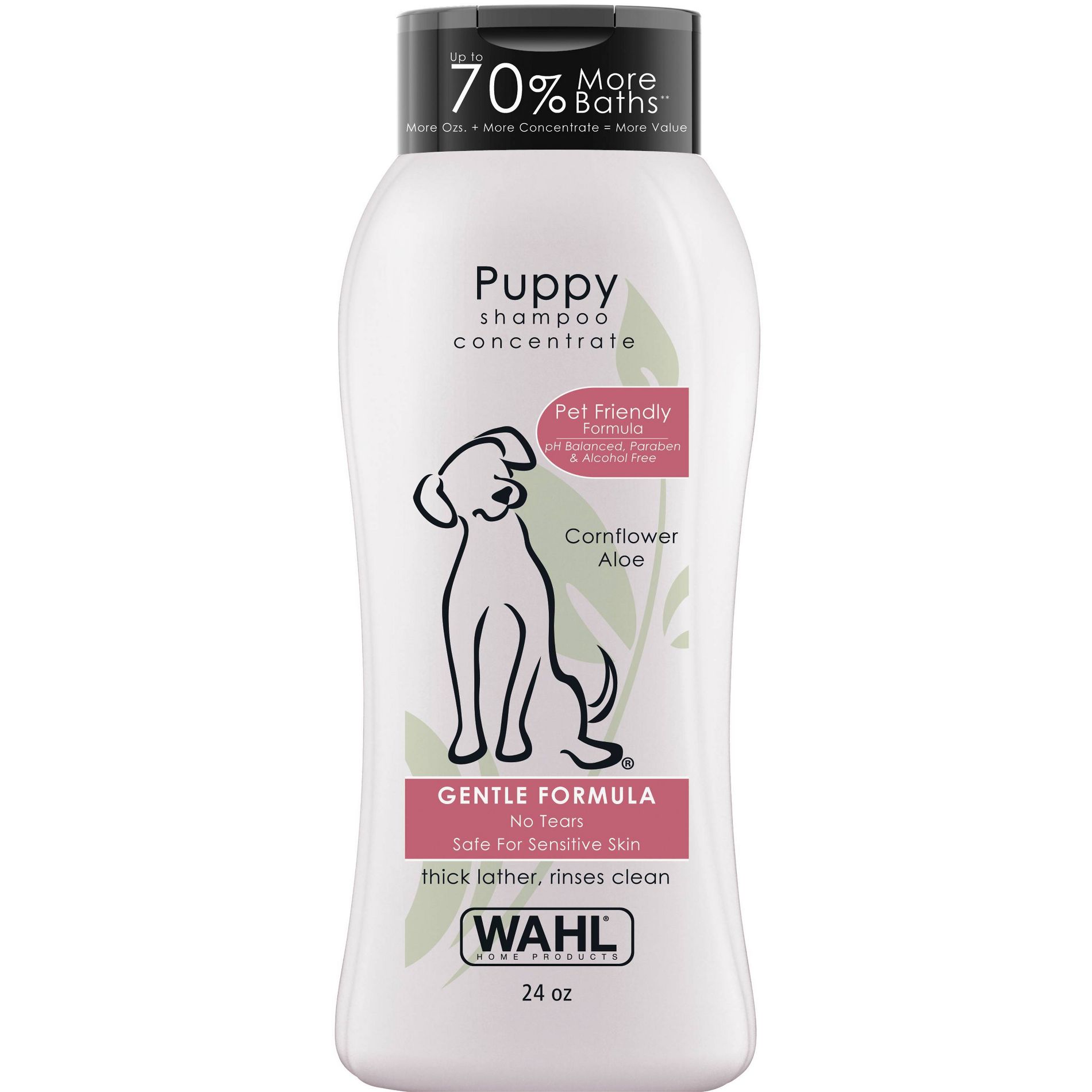 Wahl Puppy Fresh Concentrate Scented Tear Gentle Formula Dog Shampoo - 24oz