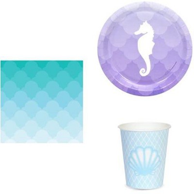Birthday Express Mermaids under the Sea Party Pack - Serves 16 Guests