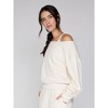 X by Gottex Fleece off the Shoulder Top - 2 of 4