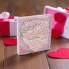 Unique Bargains Greeting Card Red 7.2"x6.8"x0.8" 1 Pc - 2 of 4