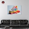 Notoriart Toy Sneaker Pastel Wall Art Unframed - 2 of 4