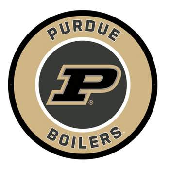 Evergreen Ultra-Thin Edgelight LED Wall Decor, Round, Purdue University- 23 x 23 Inches Made In USA