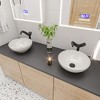 ALFI ABC909 White 17Inch Decorative Round Vessel Above Mount Ceramic Sink - 4 of 4