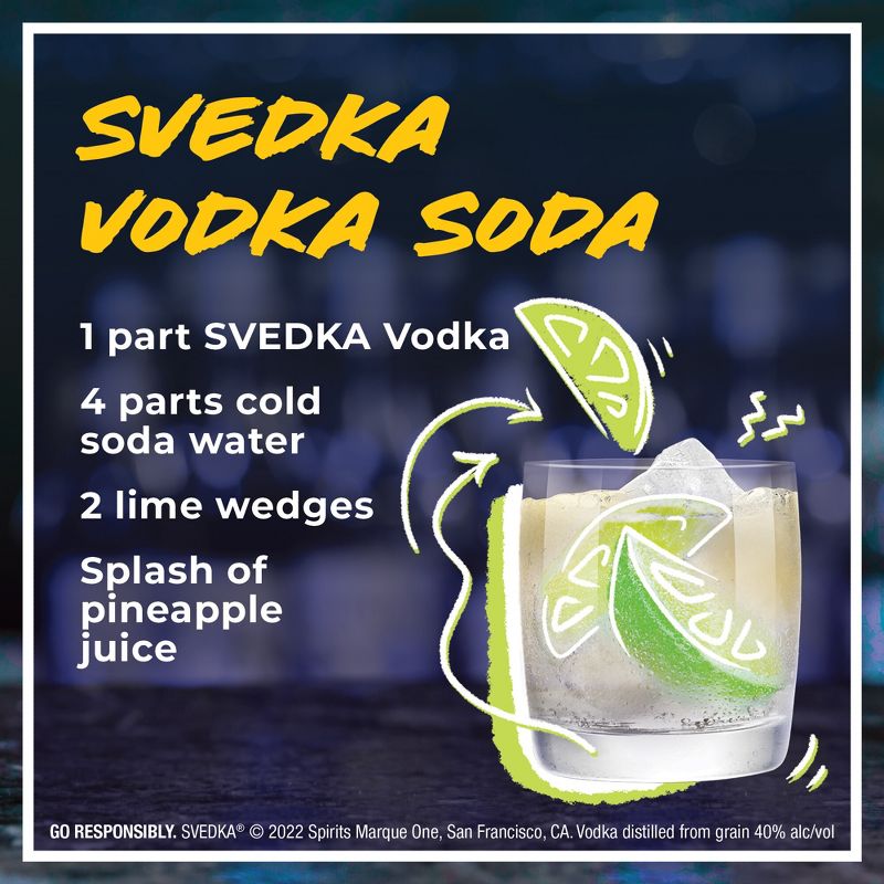 SVEDKA Vodka - 1.75L Bottle, 4 of 8