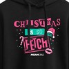 Women's - Mean Girls - Christmas Is So Fetch Cropped Graphic Hoodie - 2 of 3