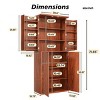 72" Tall Kitchen Pantry Cabinet with Fluted Doors & 6 Door Shelves, Modern Storage Organizer for Dining Room Kitchen-3irtyhousy - 4 of 4