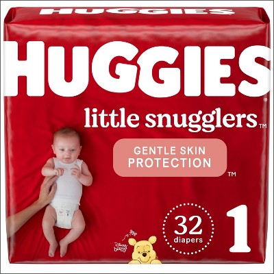 Huggies Little Snugglers Diapers Jumbo Pack - Size 1 (32ct)