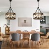 Bella Depot Farmhouse Wood Chandelier - 4 of 4