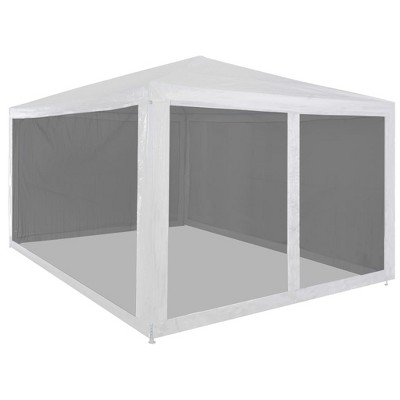 VidaXL Party Tent with 4 Mesh Sidewalls 157.5"x118.1"