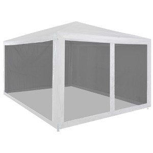 VidaXL Party Tent with 4 Mesh Sidewalls 157.5"x118.1" - 1 of 4