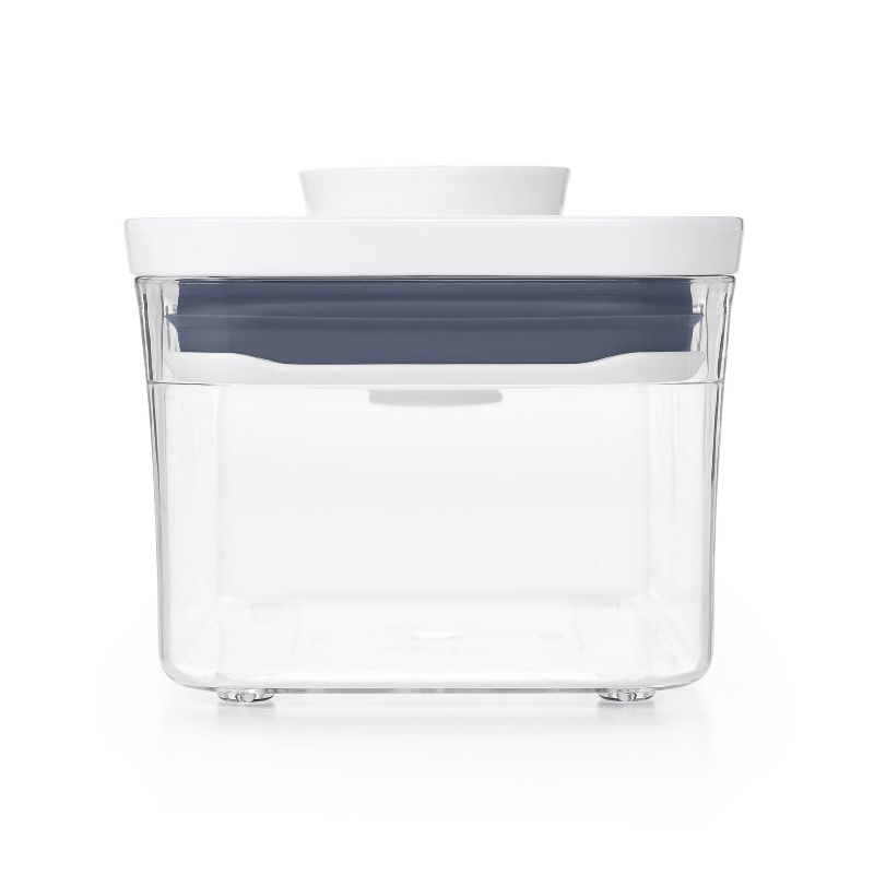 OXO POP 0.6qt Plastic Rectangle Airtight Food Storage Container White, 4 of 11