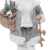 Season's Designs Christmas 16" Tan Santa W/Sweater Holding Toy Trai - 4 of 4