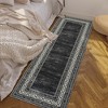 COZONY Washable Runner Rug for Kitchen Hallway Bathroom, Non-Slip Low Pile Neutral Carpet, Solid Border Laundry Room & Entryway Rug - 2 of 4