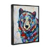 Stupell Industries Geometric Hued Abstract BearFloater Canvas Wall Art - 3 of 4