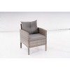 GODEER 6pc Wicker Outdoor Conversation Set - 2 of 4