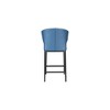 Aumsville Counter Height Barstool Steel Blue - Alder Bay: Modern Upholstered, Steel Frame, Fixed 26" Seat Height - 3 of 3