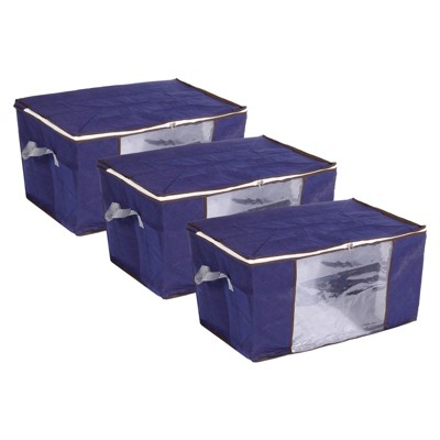 Storage Case Non Woven Zipper Closet Organizer Storage Box for Quilt Storage  Bag
