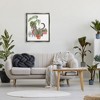 Stupell Industries Grey Cat Pet Terracotta House Plants Tropical Monstera Floating Frame Canvas Art, Gray, 25" x 31" - 3 of 4