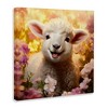 Stupell Industries Lamb in Flower Meadow, 24" x 24" - 3 of 4