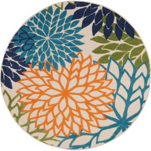 Nourison Aloha Floral Bloom Indoor Outdoor Area Rug - 1 of 4