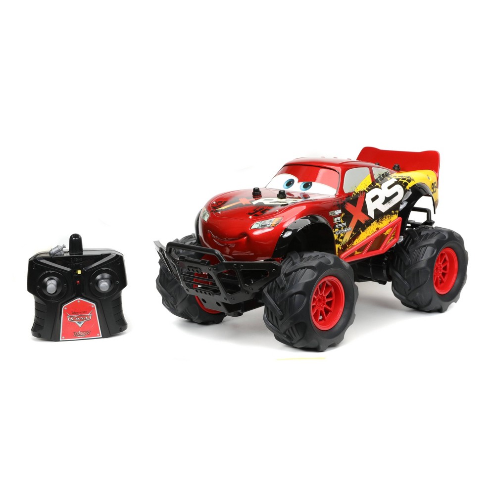 Disney Pixar (1:14) Lightning McQueen Battery-Powered RC Car. Box Damaged.
