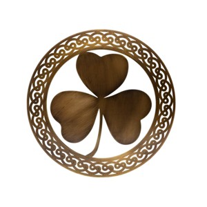 Slickblue Celtic Metal Wall Art – 12" Round Hanging Decor in 8 Irish Designs & 4 Finish Options for Home - 1 of 4