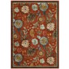 4x6FT Modern Washable Area Rug for Living Room, Vintage Floral Floor Rug with Non Slip Backing, Low Pile Stain Resistant Soft Carpet for Home - 2 of 4