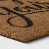 1'6"x2'6" Yay You're Here Coir Doormat Black/Beige - Threshold™ - image 2 of 3