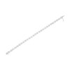 Haus of Brilliance Silver Round-Cut Diamond Accent Floral Cluster and "X" Link Bracelet - 4 of 4