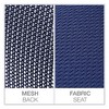 Workspace by Alera Mesh Back Fabric Task Chair, Supports Up to 275 lb, 17.32" to 21.1" Seat Height, Navy Seat, Navy Back - 2 of 4