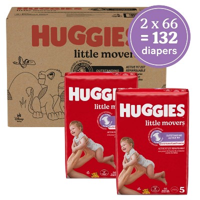 Huggies Little Movers Baby Disposable Diapers - (Select Size and Count)