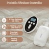 Heated Comforter Blanket King Size with Wireless LCD Controller, Tufted Fast Heating Electric Quilt, 6 Heat Levels & 2-10H Time Settings - 3 of 4