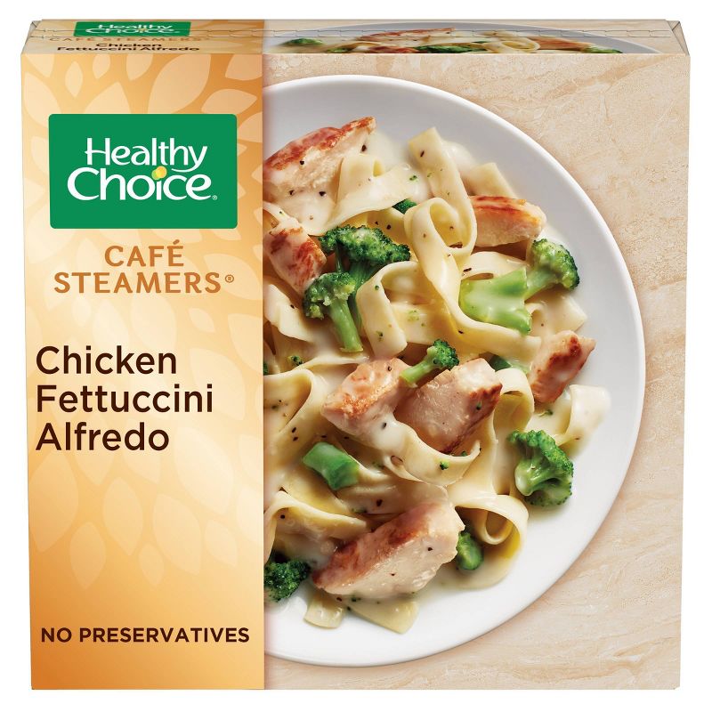Healthy Choice Caf&#233; Steamers Frozen Chicken Fettuccine Alfredo - 10oz, 1 of 5