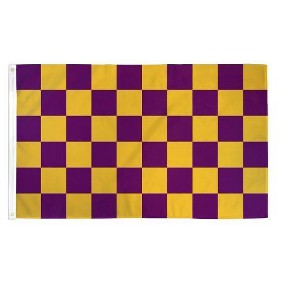 Maison 3'x5' ft Checkered Poly Flag For Indoor & Outdoor Use - Great For Race Day!! - Available In Different Bold Colors - 1 of 3